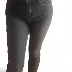 Navy blue mid rise skinny